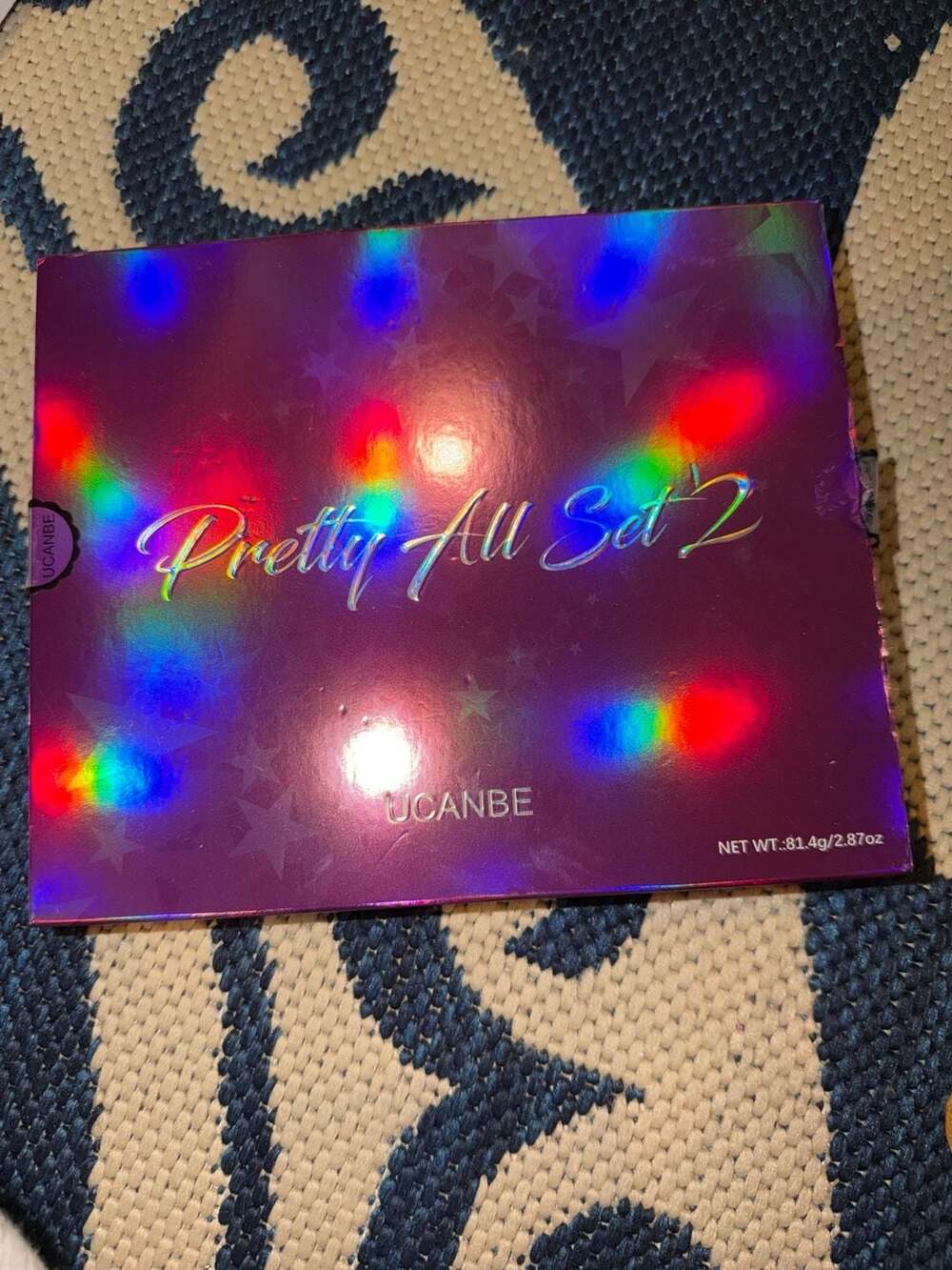 UCANBE Pretty All Set 2 86-Color Eyeshadow, Highlighter, Contour, and Blush Pale